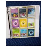 Binder of 90 Pokémon trading cards