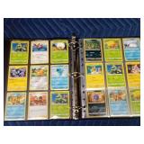 Binder of 90 Pokémon trading cards