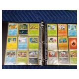 Binder of 90 Pokémon trading cards
