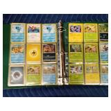 Binder of 90 Pokémon trading cards