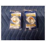 2 Unopened packs of Pokémon trading cards
