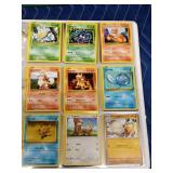 Binder of 90 Pokémon trading cards