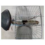 1977 Schwinn Bantum Stingray Muscle Bike with chrome fenders and 1976 Schwinn Breeze Bike with rear baskets