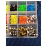 Plano tackle box of spinner parts