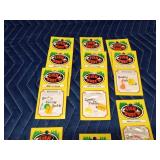 13 leech & night crawler Spinners, 1 Minnow spinner 1 night crawler harness