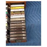 Cassette case with 3 drawers full of cassettes