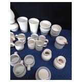 Several pcs of Bowman pottery USA