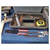 3 compartment Craftsman toolbox with tools