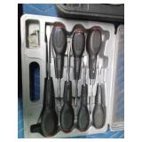 , McCulloch electric angle grinder -WORKS, Craftsman drill bit set, Cummings screwdriver set