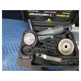 , McCulloch electric angle grinder -WORKS, Craftsman drill bit set, Cummings screwdriver set