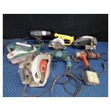 Tote of power tools