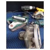 Tote of power tools
