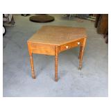Corner Table with Drawer