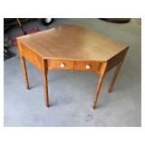 Corner Table with Drawer