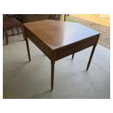 Corner Table with Drawer