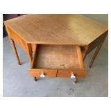 Corner Table with Drawer