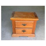 2 Drawer Wood Night Stand