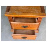 2 Drawer Wood Night Stand