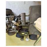 AMF Harley Davidson golf cart with a vise on back mounted board