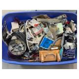 Large Tote of Hardware - Mostly Electrical