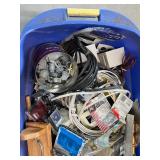 Large Tote of Hardware - Mostly Electrical