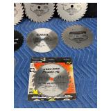 Lot of Saw Blades - All of them are 7 1/4" except for one is 6 1/2"