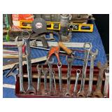 Lot of tools and More - 4 Ton Bottle Jack (Works) - Grease Tubes New in the Package - Saws - Wrenches - Skill Saw - Wire Brushes and More