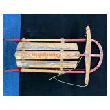 Vintage Champion F-38 metal/wood snow sled