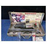 Porter Cable Tiger Sawzall with case and blades and more
