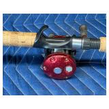 Ambassaduer Fishing Reel with Berkley Pro Select Classic Series IM7 Graphite 6ft 6" Medium Heavy Rod