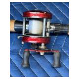 Ambassaduer Fishing Reel with Berkley Pro Select Classic Series IM7 Graphite 6ft 6" Medium Heavy Rod