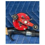 Ambassaduer Fishing Reel with Berkley Pro Select Classic Series IM7 Graphite 6ft 6" Medium Heavy Rod
