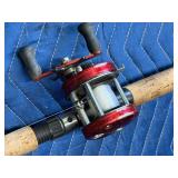 Ambassaduer Fishing Reel with Berkley Pro Select Classic Series IM7 Graphite 6ft 6" Medium Heavy Rod