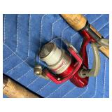 Lot of 4 Fishing Rods and reels - See description for more info
