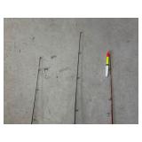Lot of 4 Fishing Rods and reels - See description for more info