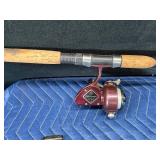 Lot of 4 Fishing Rods and Reels - One is a Fly Rod and reel - see description for more info