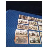 20 Antique stereoview cards (1891-1899)