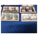 20 Antique stereoview cards (1891-1899)