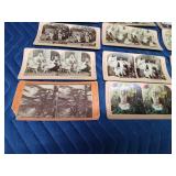 20 Antique stereoview cards (1891-1899)