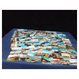 100 Vintage postcards cargo ships and other ships (some with stamps on them)