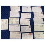 100 Vintage postcards cargo ships and other ships (some with stamps on them)