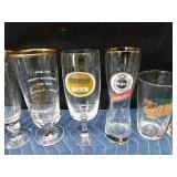 31 Different beer glasses