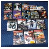 9 Games and 7 empty cases of Play Station 2