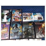 9 Games and 7 empty cases of Play Station 2