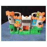 2005 Fisher Price Great Adventures fold & carry castle with hidden pathways inside and 2 turtle figurines
