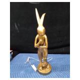 Ceramic Playboy Bunny lamp