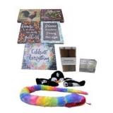 Mixed Home Décor, Kitchen & Plush Toy Lot – Wall Signs, Salt & Pepper Set, Penguin & Snake Plush