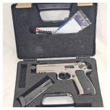 CZ 75 SP01 TAC, 9mm, Tan, 1 Mag, Threaded Barrel