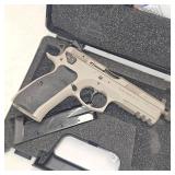 CZ 75 SP01 TAC, 9mm, Tan, 1 Mag, Threaded Barrel