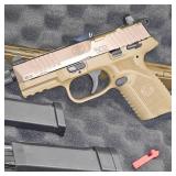 FN 502, 22LR,FDE, 2 Mags, Threaded Barrel